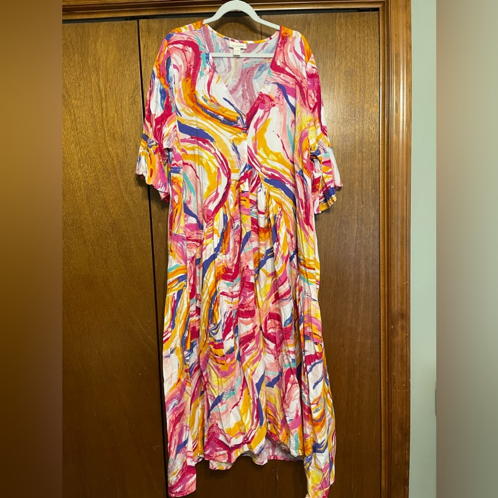 NWOT 26/28 loralette The Valerie flowy summer dress